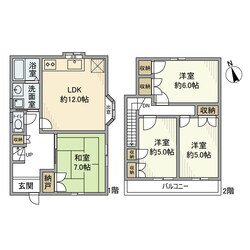 新井戸建の物件間取画像